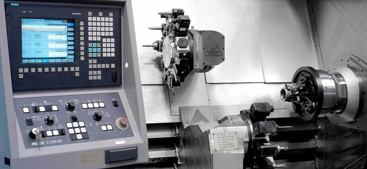 Estação de comando de torno CNC da Index Traub
